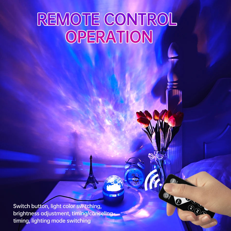 Aurora Galaxy Projector with Remote Control