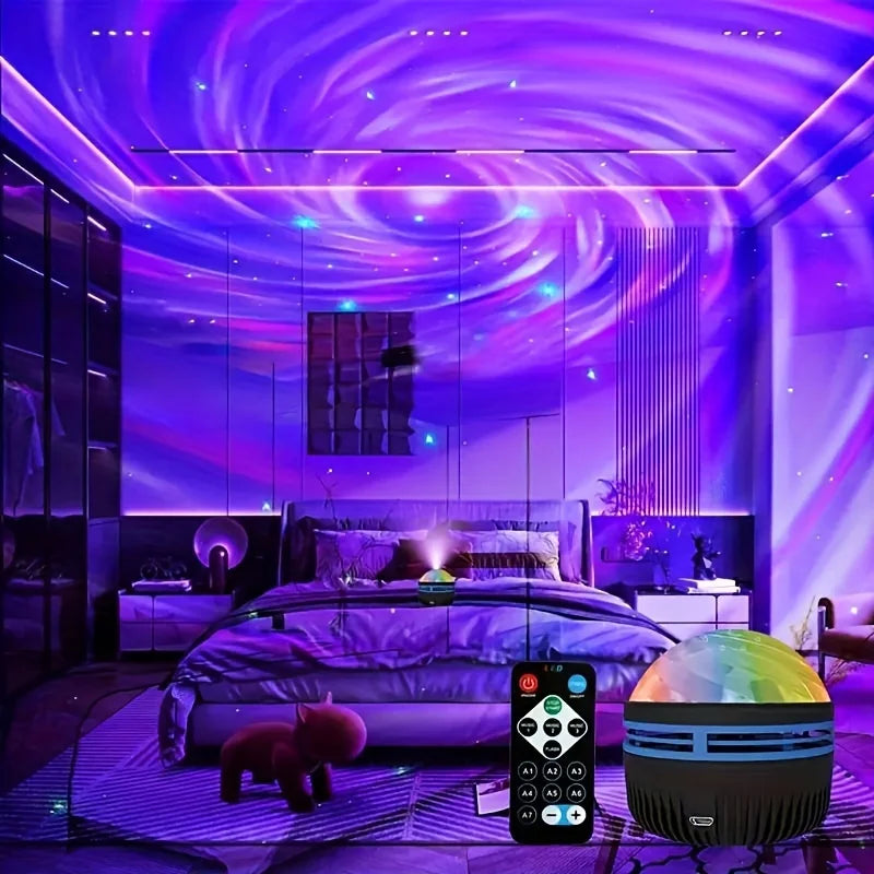 Aurora Galaxy Projector with Remote Control