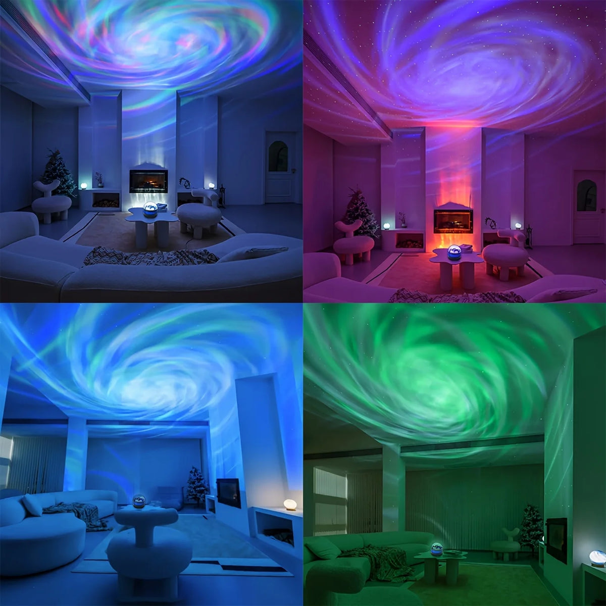 Aurora Galaxy Projector with Remote Control