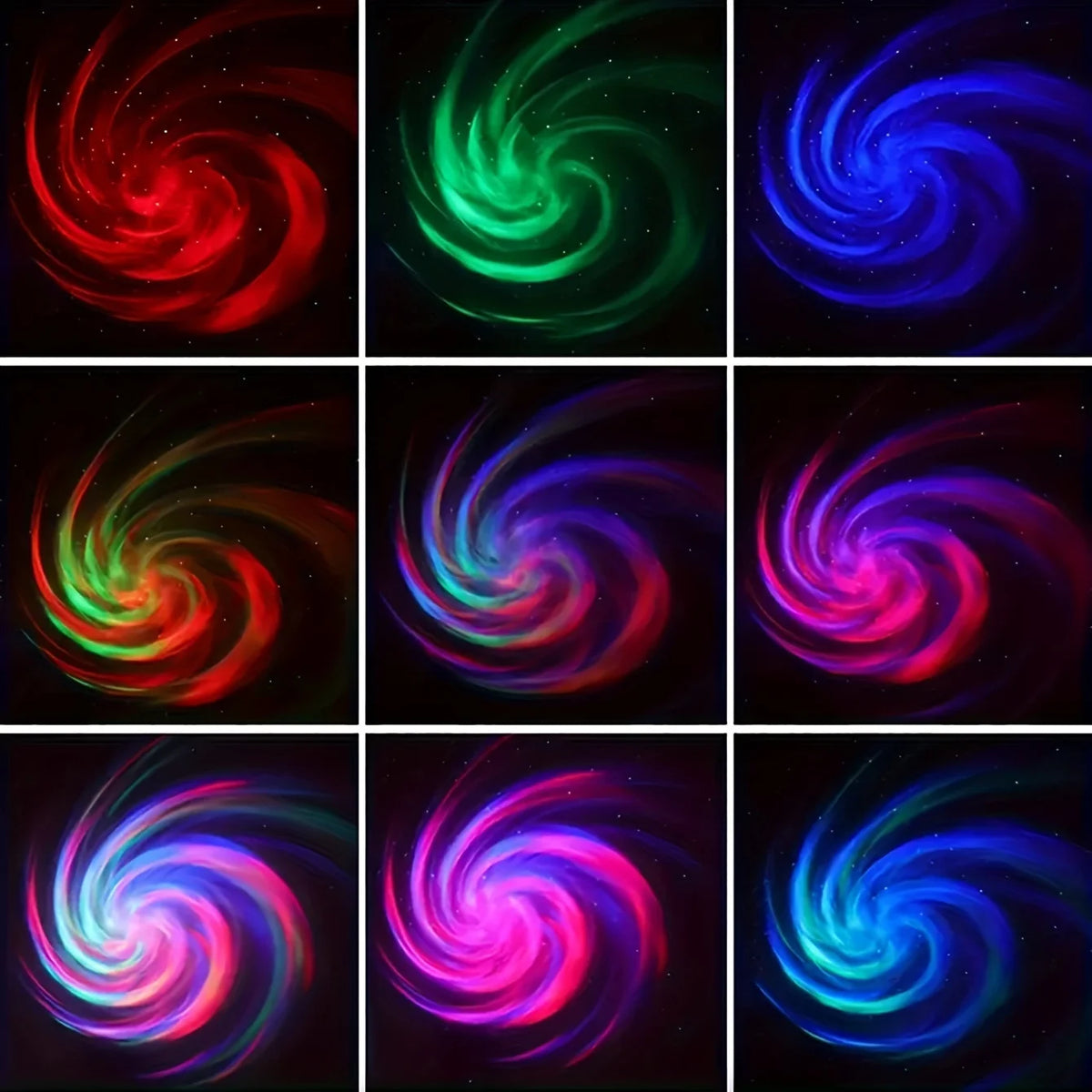 Aurora Galaxy Projector with Remote Control