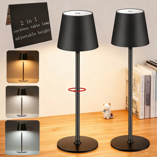 Cordless Rechargeable Touch Table Lamp